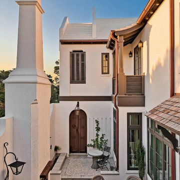 Alys Beach Courtyard House: Inside Out