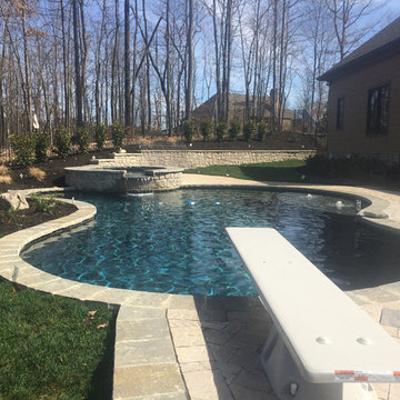 Gunite Pool with Diving Board