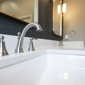 Timeless Primary Bathroom Remodel with Improved Storage & Layout