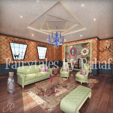 kids living room or games interior