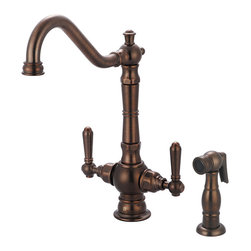 Americana Kitchen Faucet with Side Spray - 2AM401-ORB - Kitchen Faucets