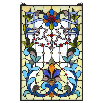 Design Toscano Bonifacio Stained Glass Window