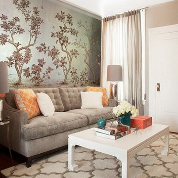 hand painted wallpaper project show