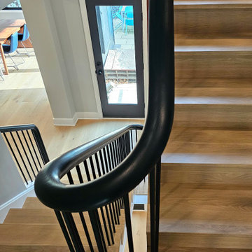 Project #115 | Staircase with Continuous Rail System Without Newels