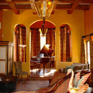 Corrales Spanish Mission-style