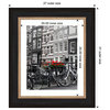 Amanti Art Vogue Black Photo Frame Opening Size 20x24", Matted To 16x20"