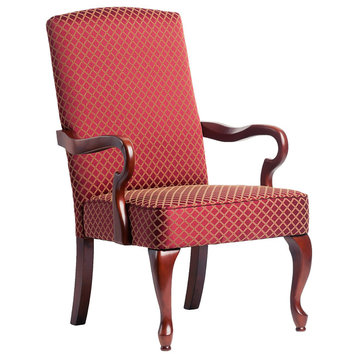 Derby Accent Chair, Red, 26x28.50x42
