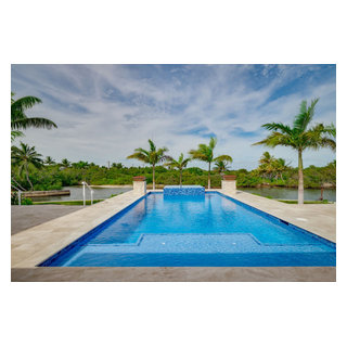 Francesca Pool Luxury Waterfront Home Pool - Transitional - Pool - Other - by ...