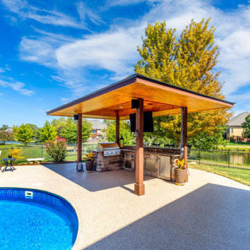 Camden Chase Pool Pavilion & Deck Build