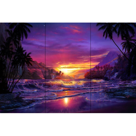 Tile Mural Kitchen Backsplash Quiet Time by Christian Riese Lassen