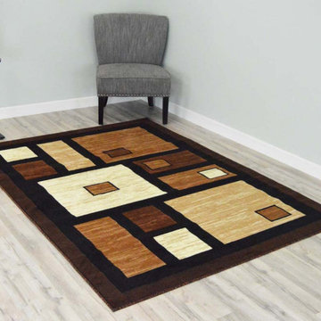 Rima Area Rug - Chocolate