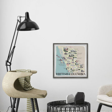 "British Columbia Adventures II" Framed Painting Print