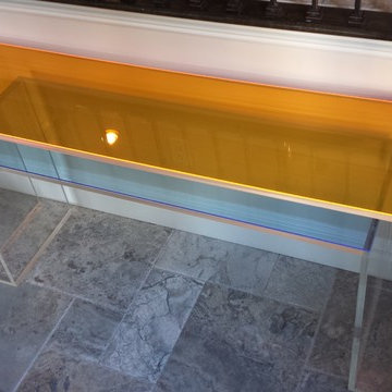 Console Table - double layer with color over lay