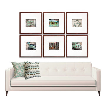 Gallery wall - grid of 9 squares