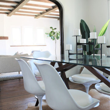 Arched Doorway into Living Room