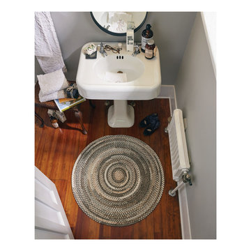 Habitat Round Braided Rugs, Blue