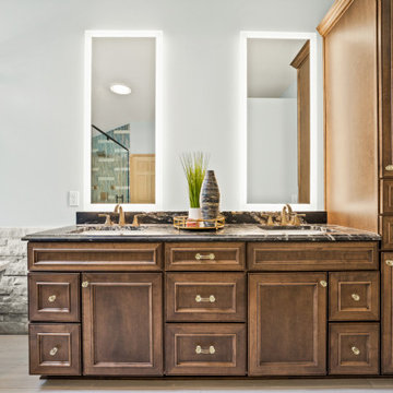 Eclectic Transitional Master Bath Remodel
