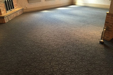 The School Fine Dining Carpet Installation