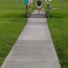 pat and dave walking