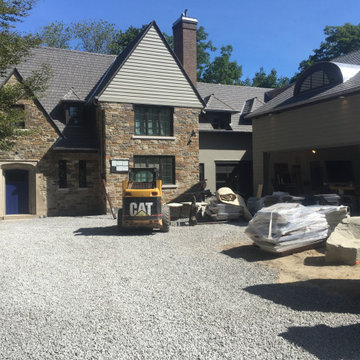 stamped concrete driveway