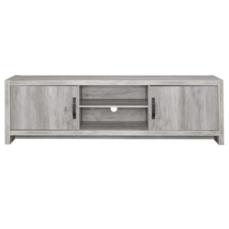 Marvelous Driftwood Tv Console, Gray