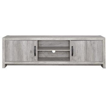 Marvelous Driftwood Tv Console, Gray