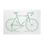 Bicycle Typogram #6 Limited-Edition Print