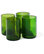 Wine Bottle Rocks Drinking Glasses, Set of 4, Green