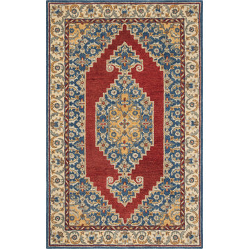 Safavieh Antiquity AT505M 2'3"x8' Blue/Red Rug