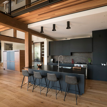Cuisine ouverte sur l'espace de vie_ Open kitchen in the living area