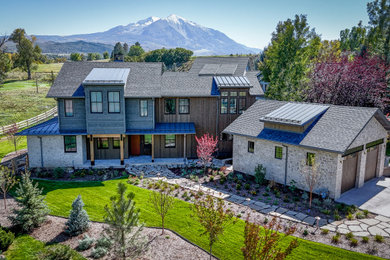 Example of a trendy exterior home design in Denver