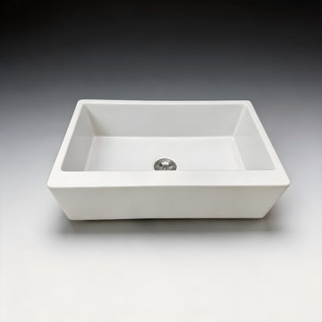 TAITAO 33" Premium Fireclay Farmhouse Sink | Wholesale & OEM Direct