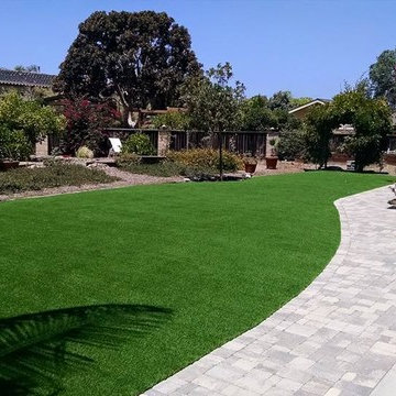 Encinitas, CA Artificial Grass Installation