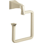 Delta - Delta Dryden Towel Ring, Polished Nickel, 75146-PN - Complete the look of your bath with this Dryden Towel Ring.  Delta makes installation a breeze for the weekend DIYer by including all mounting hardware and easy-to-understand installation instructions.  You can install with confidence, knowing that Delta backs its bath hardware with a Lifetime Limited Warranty.