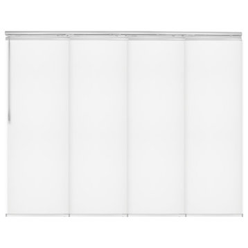 Archard 4-Panel Track Extendable Vertical Blinds 48-88"W