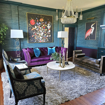 Tropical, Victorian, Gothic, Living Room- Waterford, VA