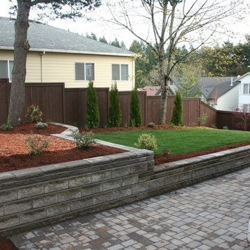 Pavers, Sod Plants, Walls, & Irrigation