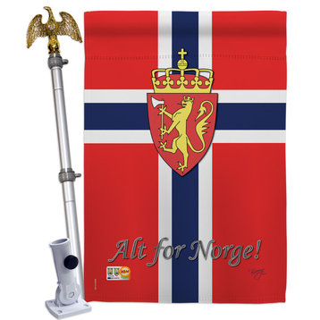 Norway Flags of the World Nationality House Flag Set