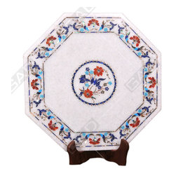 DELICATE TENDRILS-MARBLE TILE - Tile Murals