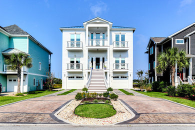 Example of an exterior home design in Other