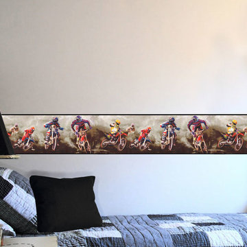 Motorcycles Bedding and Room Decorations