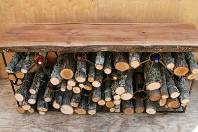 Wood and Wine Rack