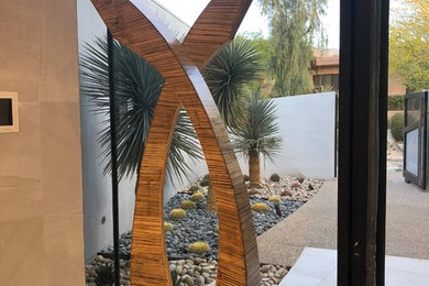 Entryway - contemporary entryway idea in Other