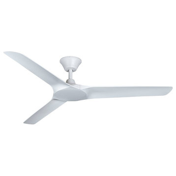 Lucci Air Abyss 56" Indoor/Outdoor Ceiling Fan, White