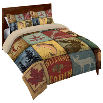 Lodge Patch King Comforter