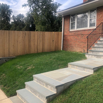 Pool, Basketball Court, and Retaining Wall in Silver Spring, MD