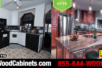 Elegant kitchen photo in Philadelphia