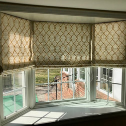 Flat Roman Shades - Window Treatments