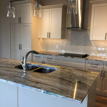 Edmonton Kitchen Countertops: Heritage Creek - Project for CAN-DER Construction