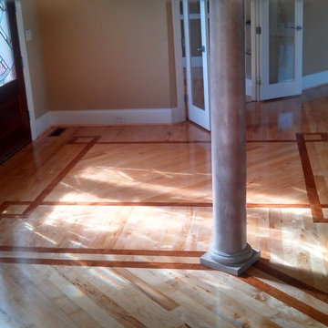 Maple with Cherry Border